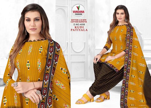 Vandana Kudi Patiyala Vol-4 indo Cotton Designer Exclusive Print Dress Material